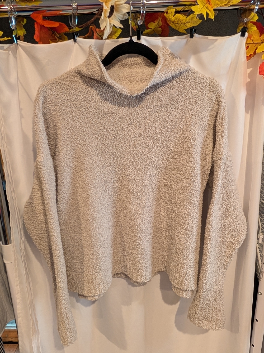UGG Cream Plush Cowl Neck Sweater